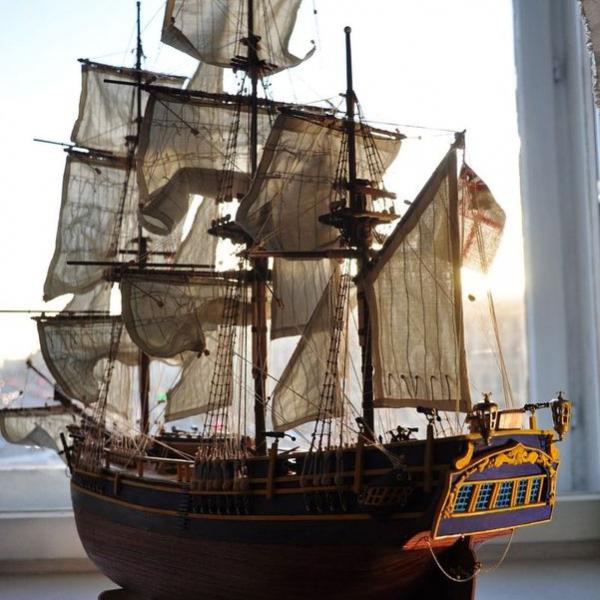 HMS Bounty, 1787 г. (M 1:47)